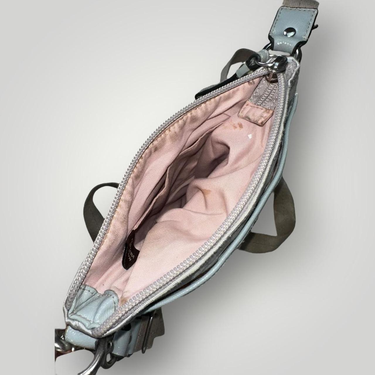 Grey/Silver Coach Crossbody Bag