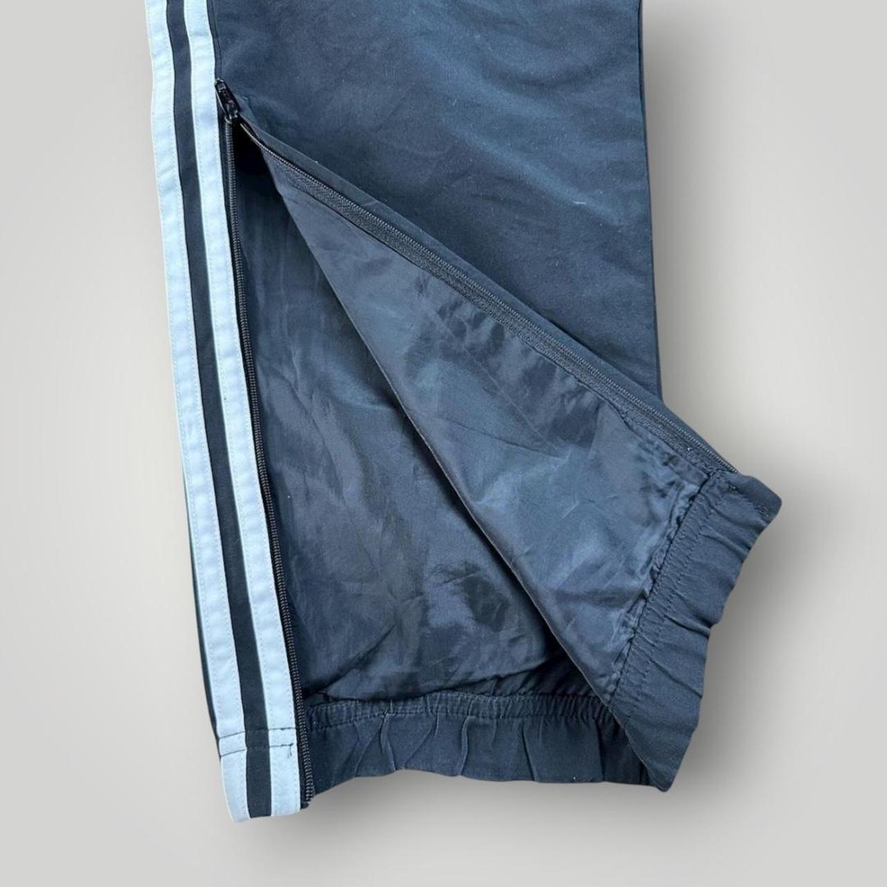 Black and White Adidas Manchester United trackpants