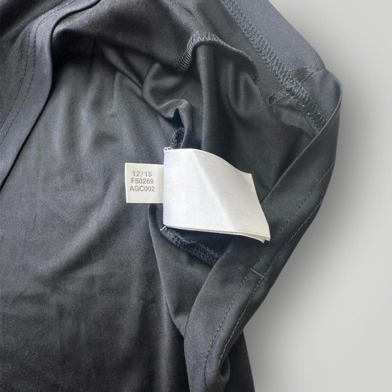 Adidas Men's Black and Grey T-shirt