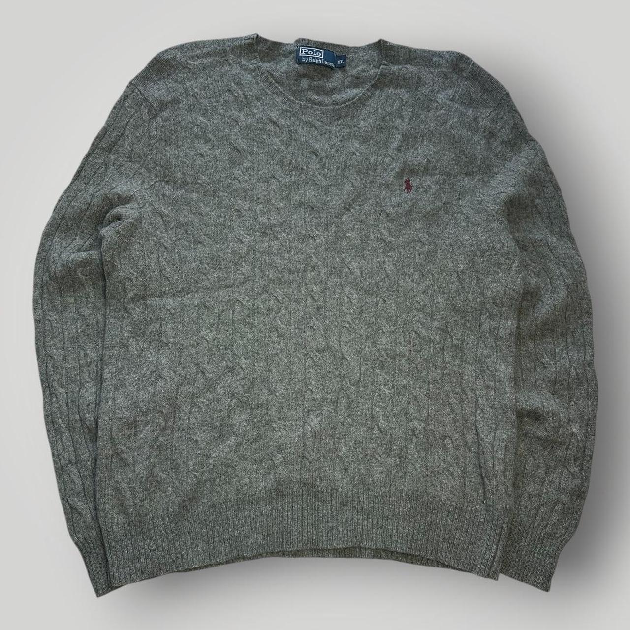 Polo Ralph Lauren Grey Cableknit Sweater