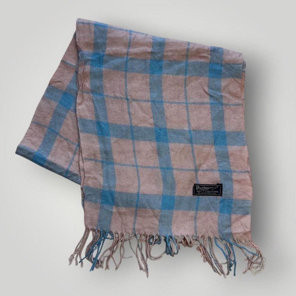 Pink/Blue Burberry Scarf