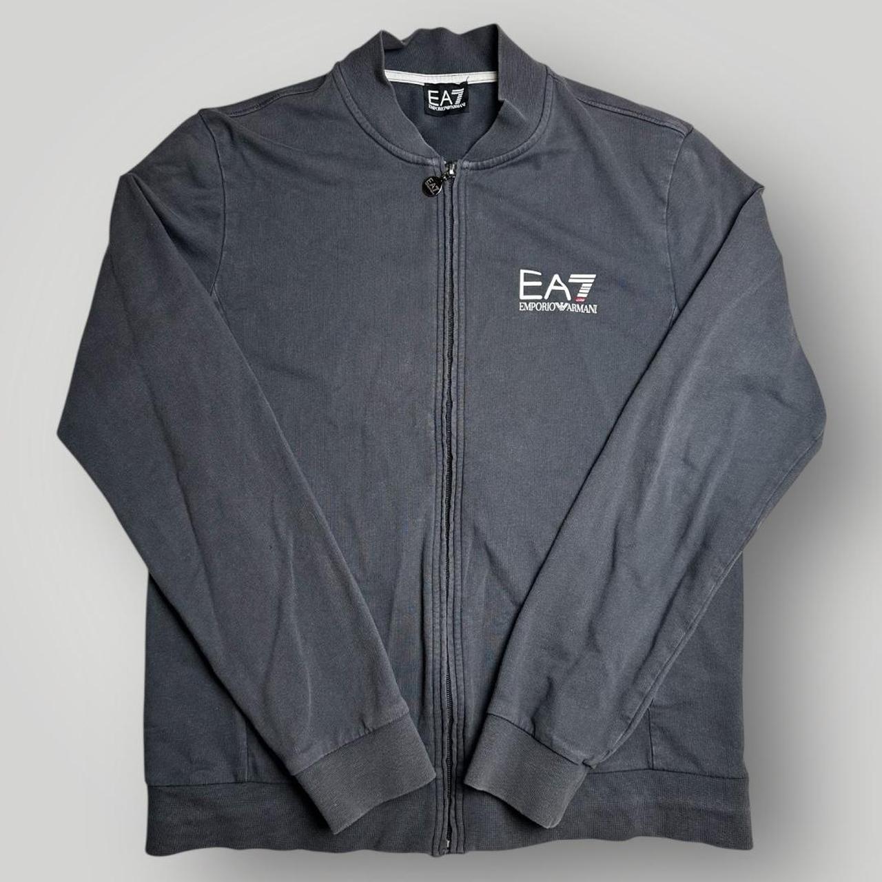 EA7 Grey and Black Zipper