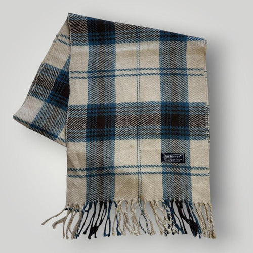 Beige/Blue Burberry Scarf
