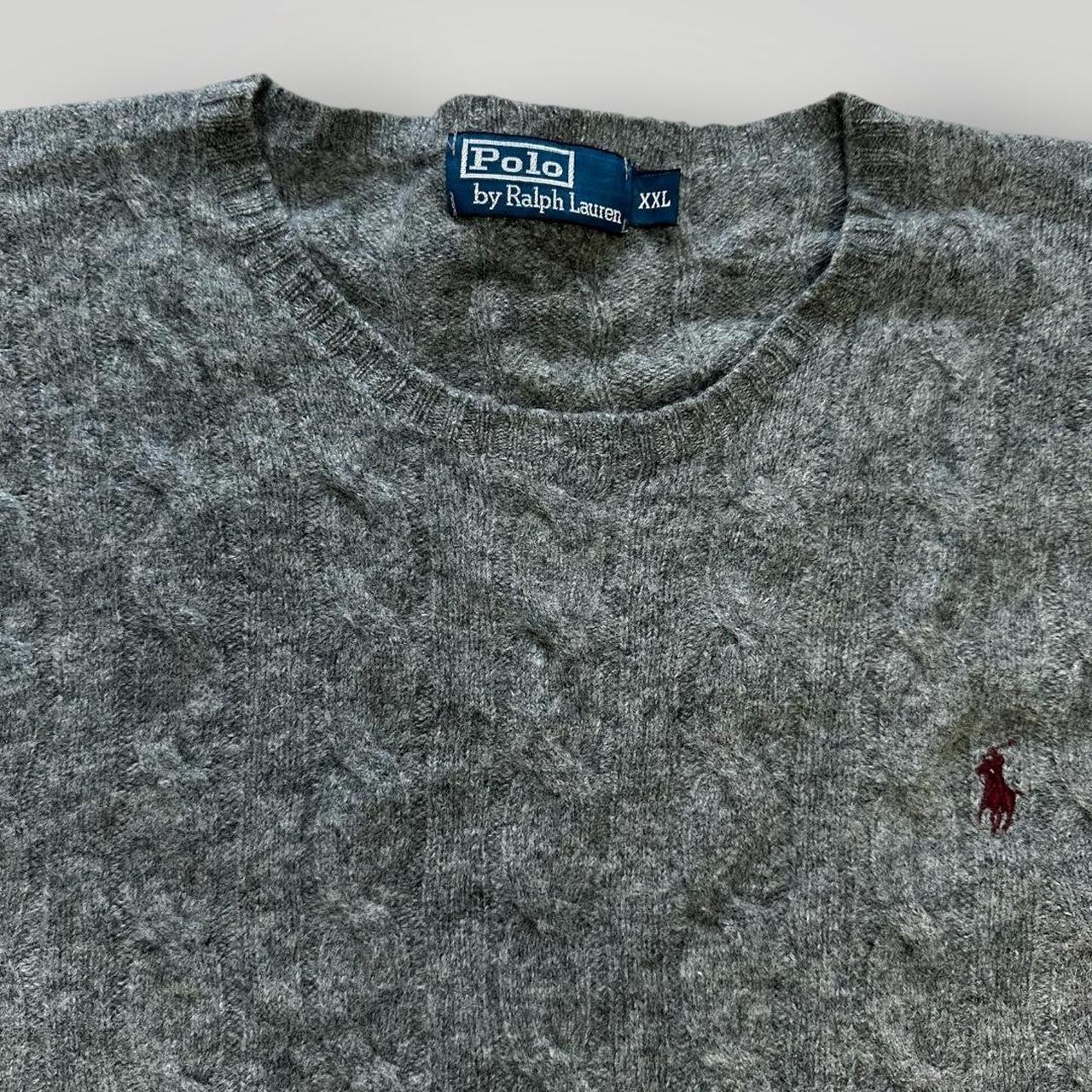 Polo Ralph Lauren Grey Cableknit Sweater