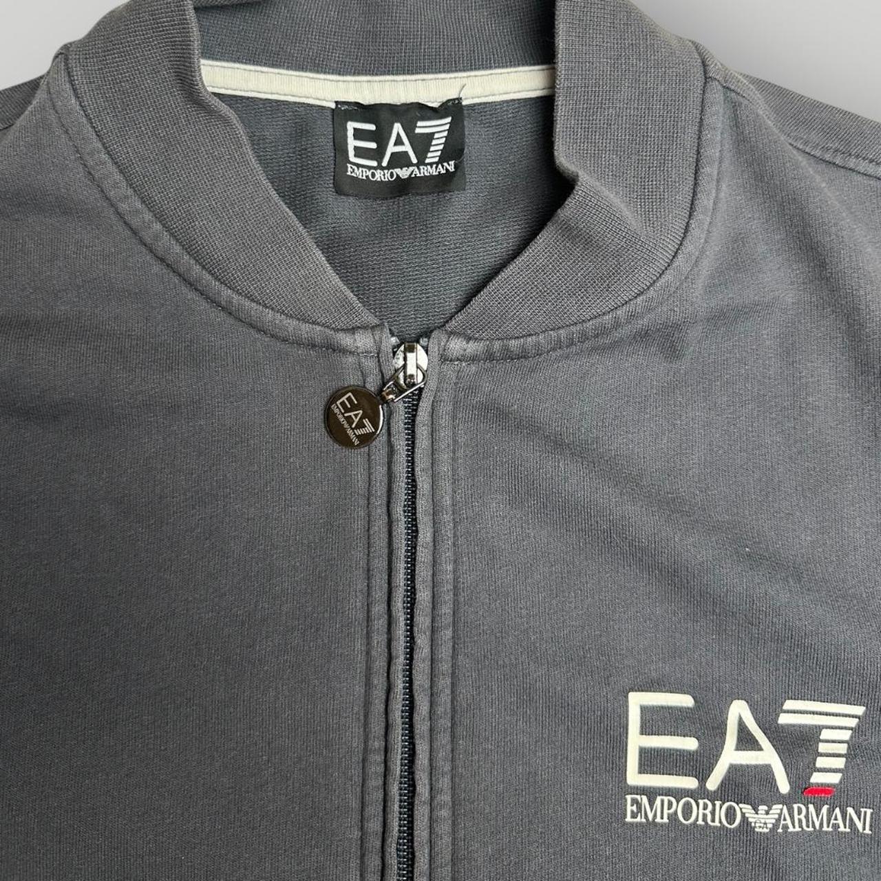 EA7 Grey and Black Zipper