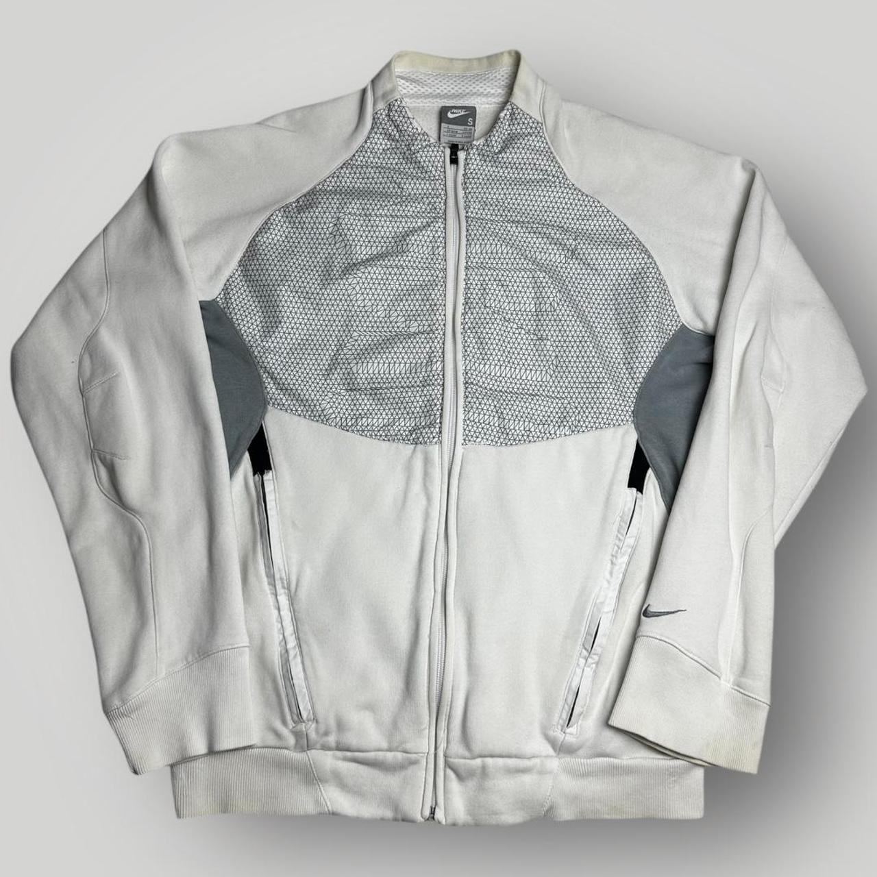 Nike White/Grey Zipper