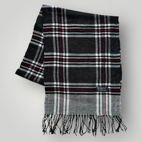 Black/Red Burberry Scarf