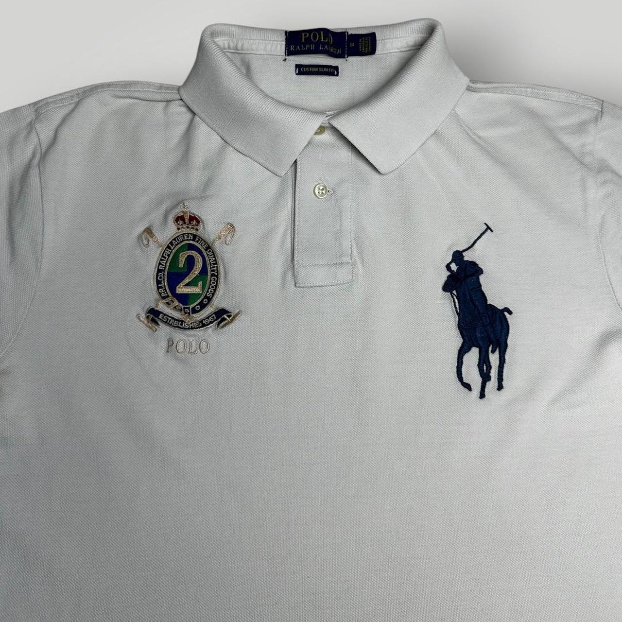 Polo Ralph Lauren Men's White Big Pony Polo-shirt