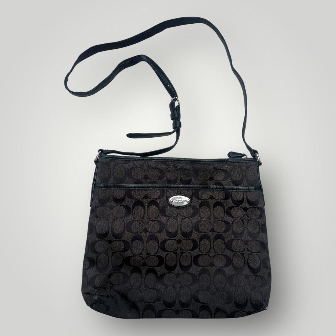 Black/Brown Coach Shoulder Bag