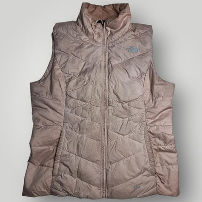 Tan The North Face Puffer Vest