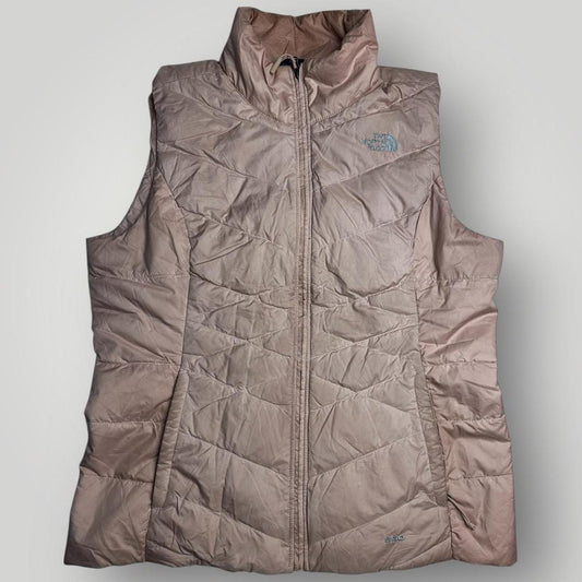 Tan The North Face Puffer Vest