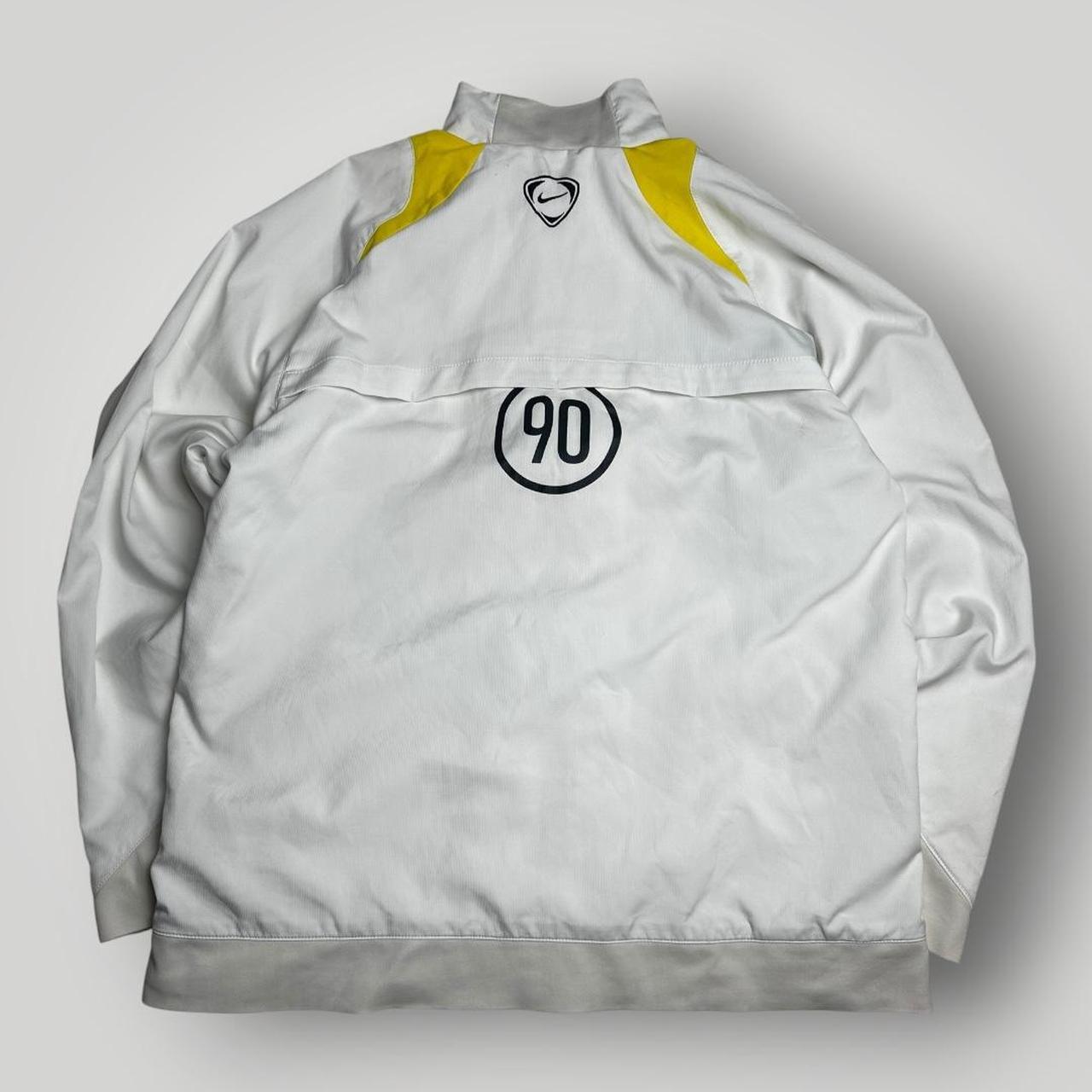 Nike 90s White and Yellow Trackjacket