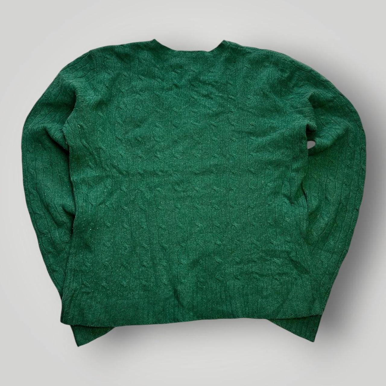 Polo Ralph Lauren Green Cableknit Sweater