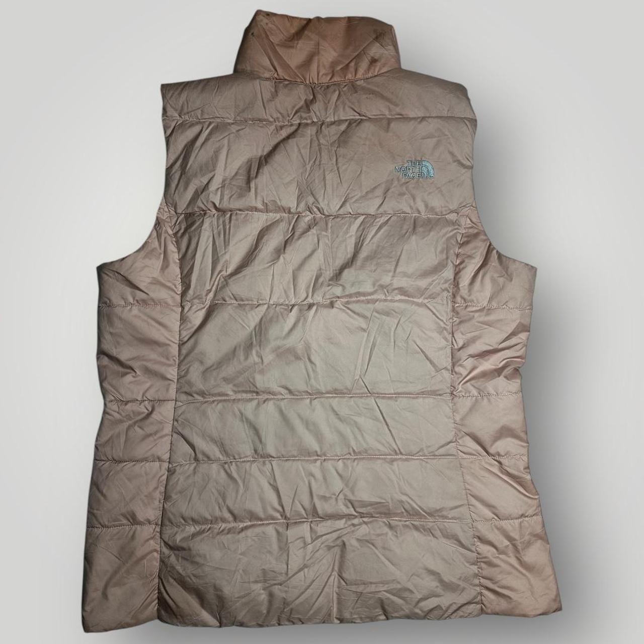 Tan The North Face Puffer Vest