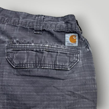 Carhartt Men's Grey and Black Shorts