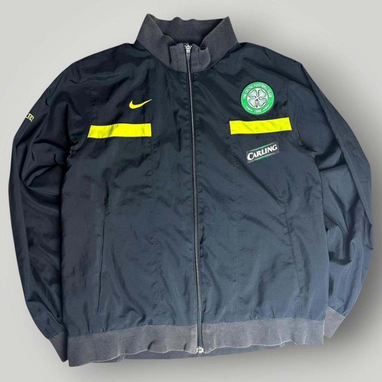 2009/10 Nike Celtic FC black and yellow jacket