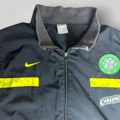 2009/10 Nike Celtic FC black and yellow jacket