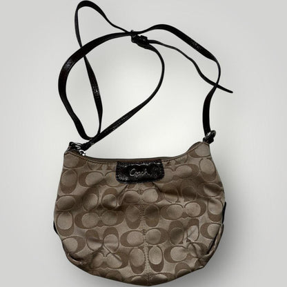 Brown/Beige Coach Shoulder Bag