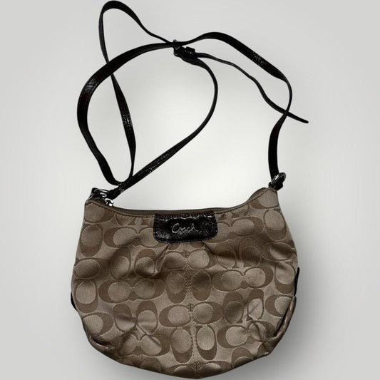 Brown/Beige Coach Shoulder Bag
