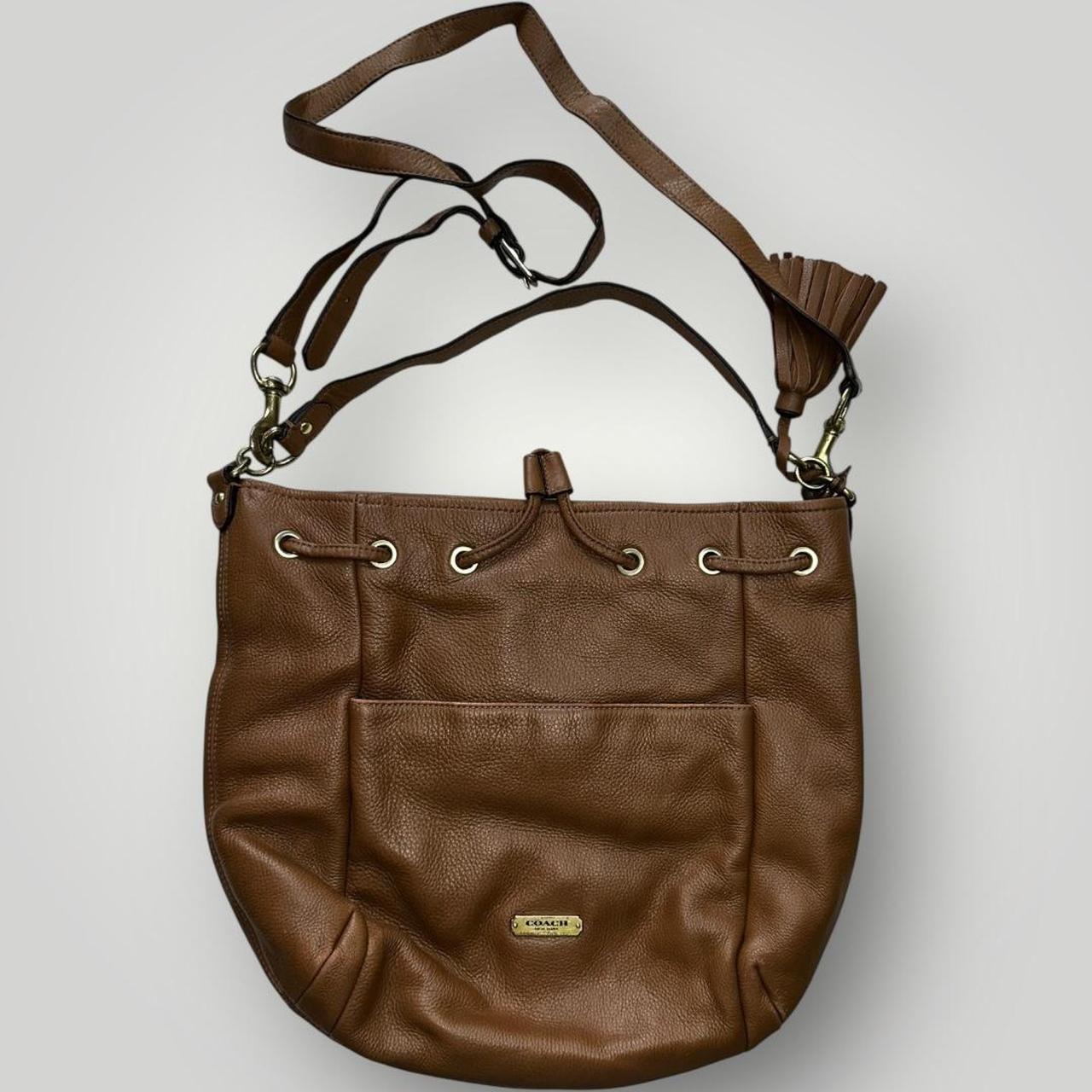 Coach Brown Leather Shoulder Bag