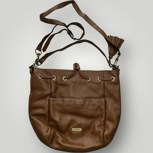 Coach Brown Leather Shoulder Bag