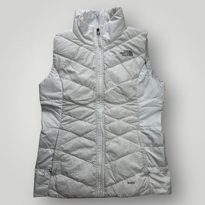 The North Face White Puffer Vest