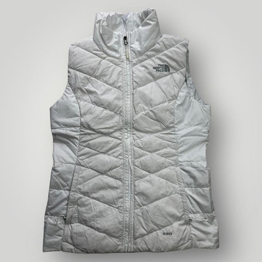 The North Face White Puffer Vest