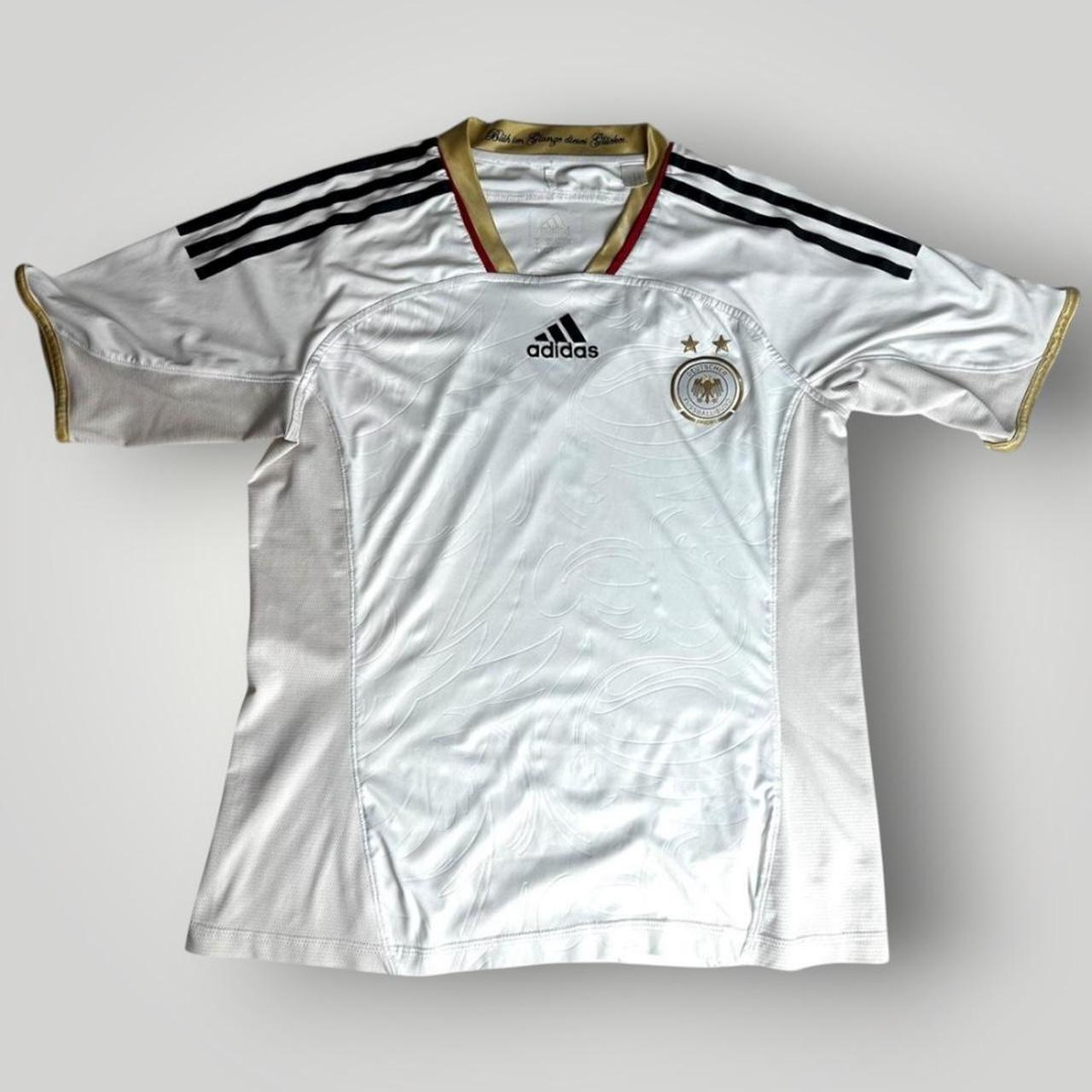 Germany early 2000 white Adidas home football