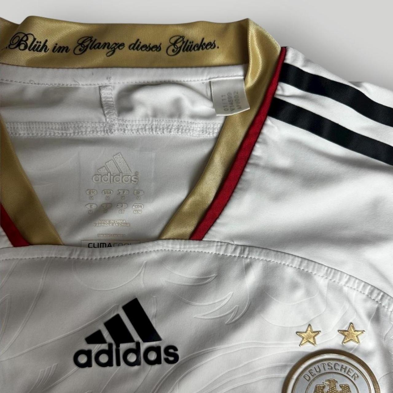 Germany early 2000 white Adidas home football