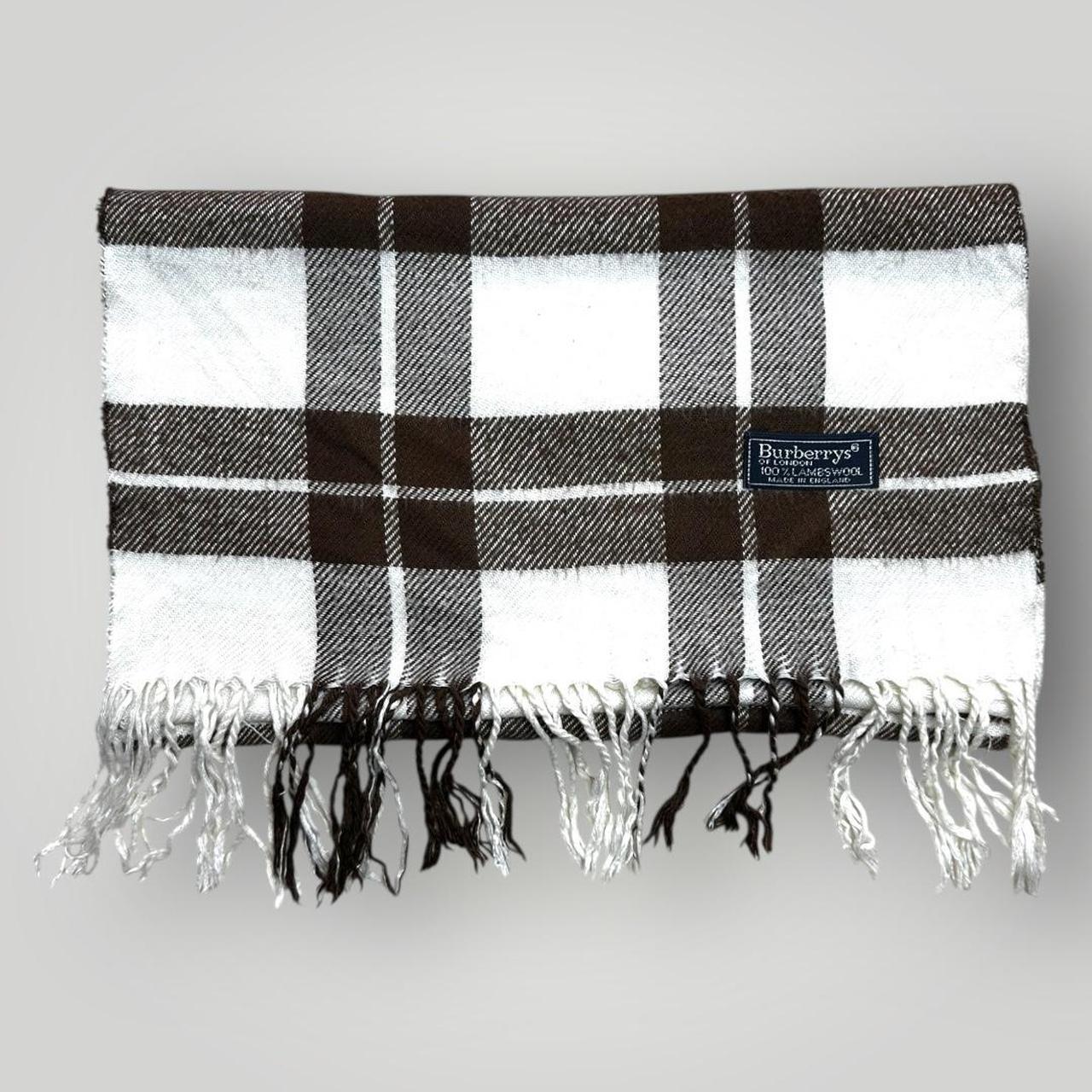 Black/White Burberry Scarf