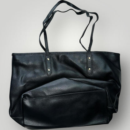Black Coach Leather Tote Bag