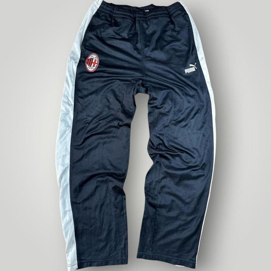 Black & white Puma AC Milan Trackpants