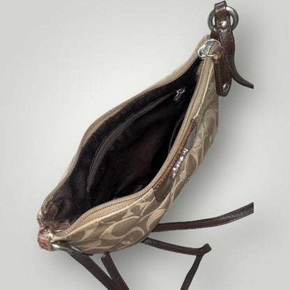 Brown/Beige Coach Shoulder Bag