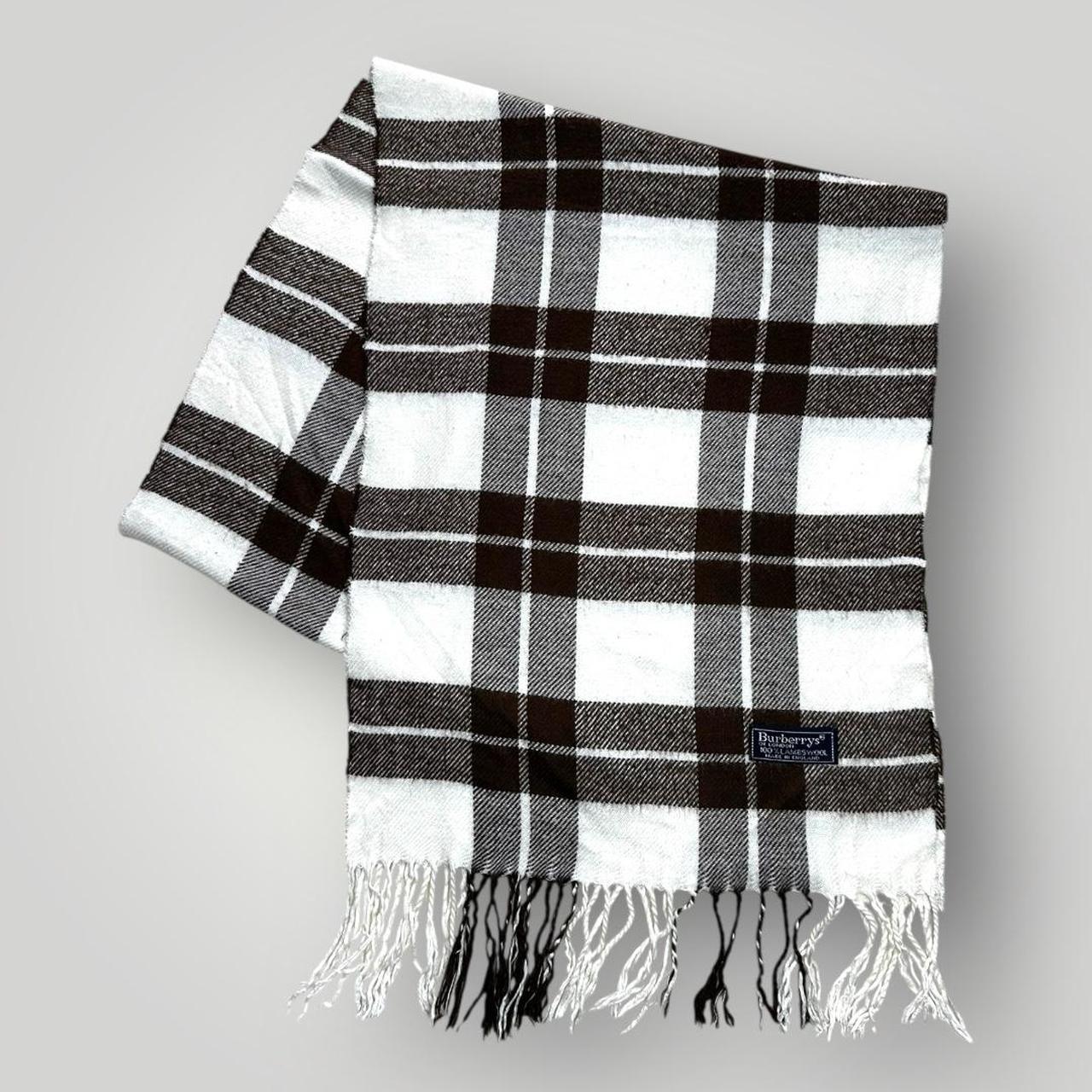 Black/White Burberry Scarf