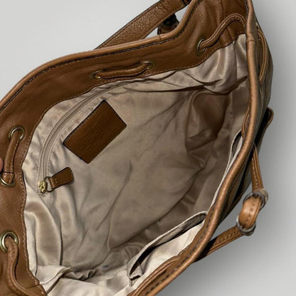 Coach Brown Leather Shoulder Bag