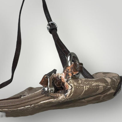 Brown/Beige Coach Shoulder Bag