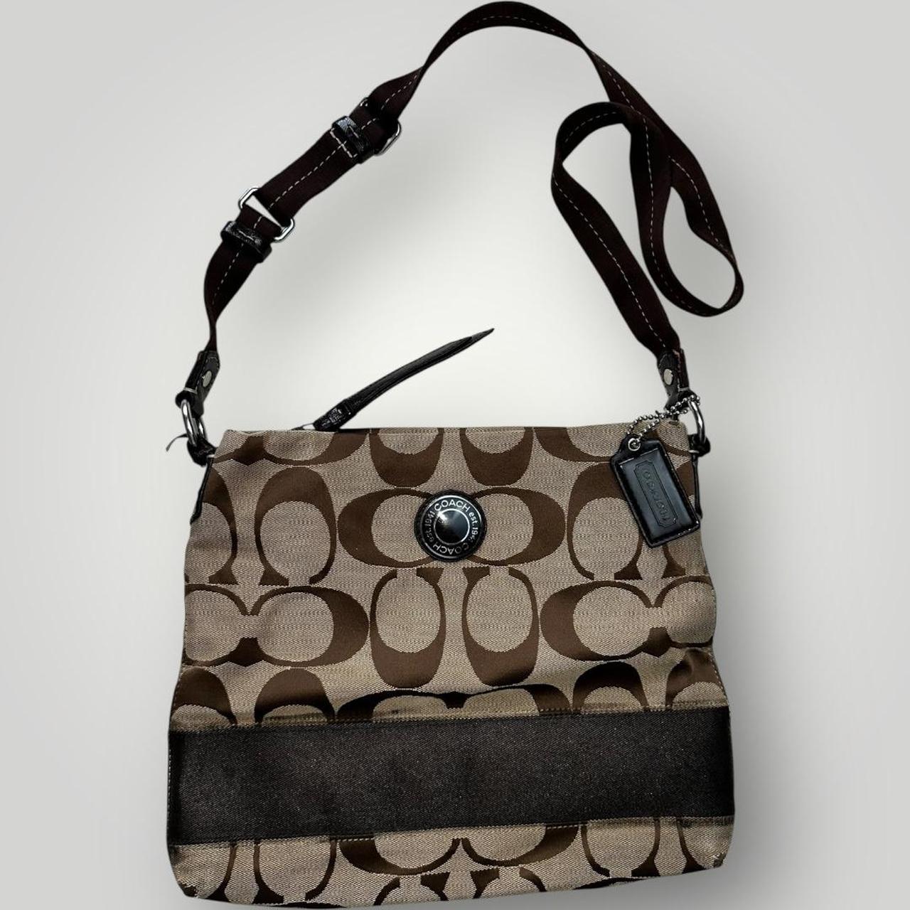 Brown Coach Shoulder Bag