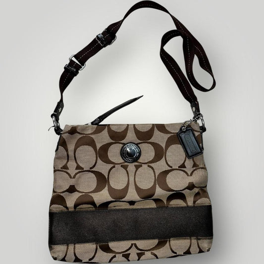 Brown Coach Shoulder Bag