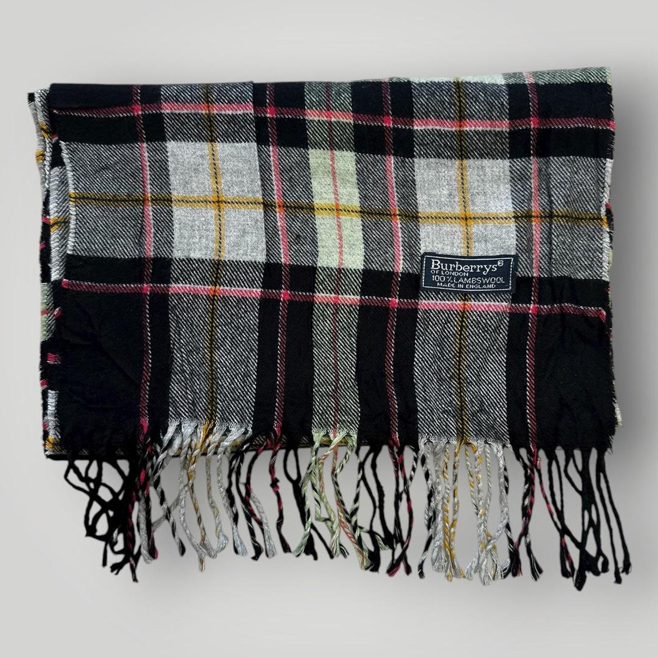 Black Burberry Scarf