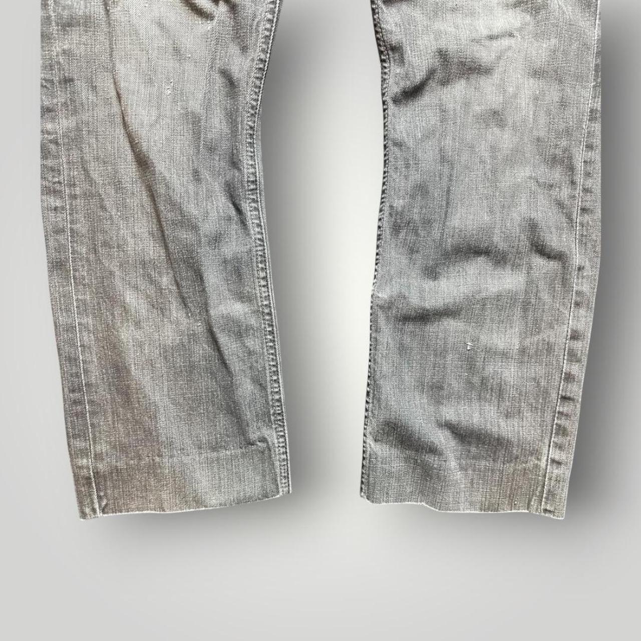 Grey and Black vintage Y2K Straight leg Jeans