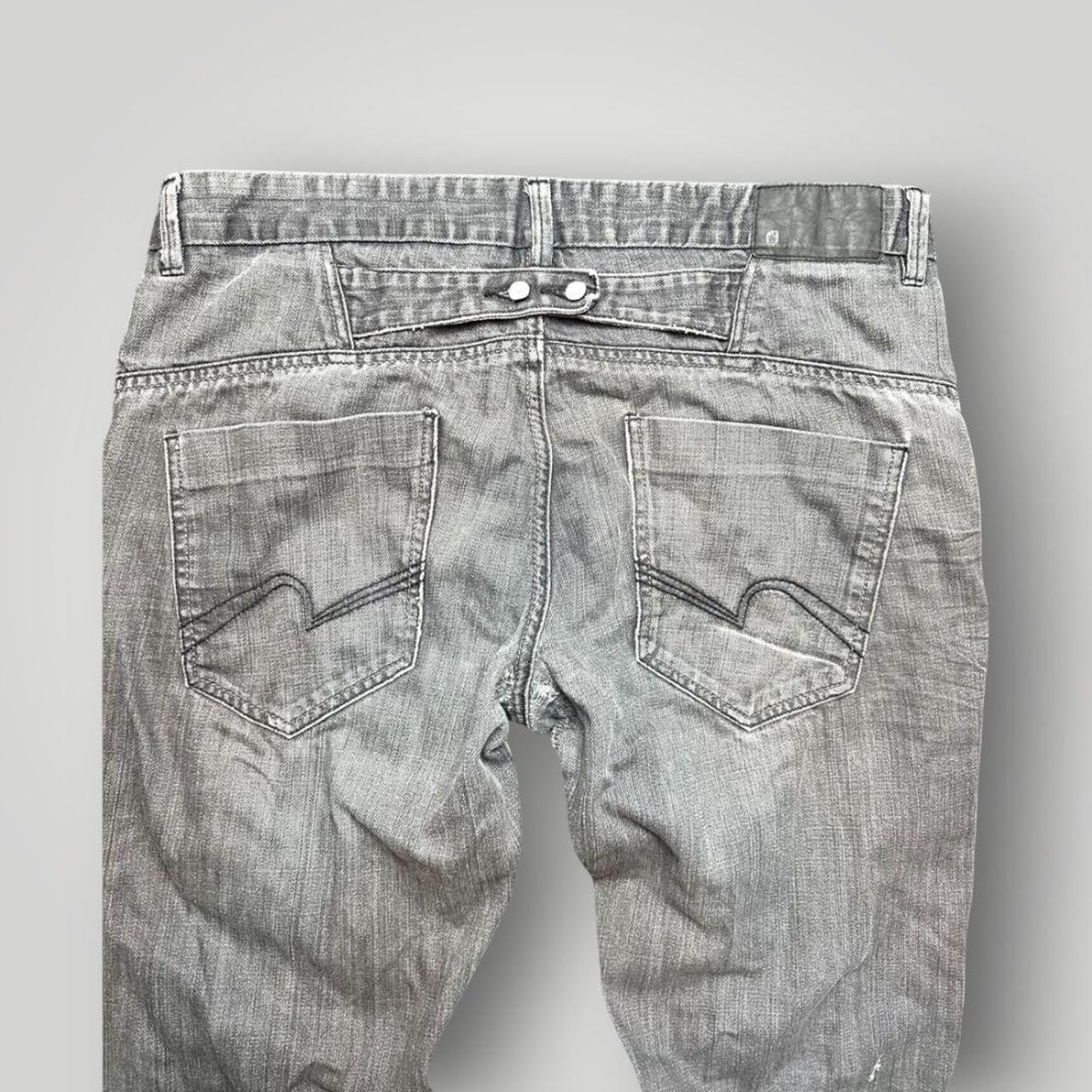 Grey and Black vintage Y2K Straight leg Jeans