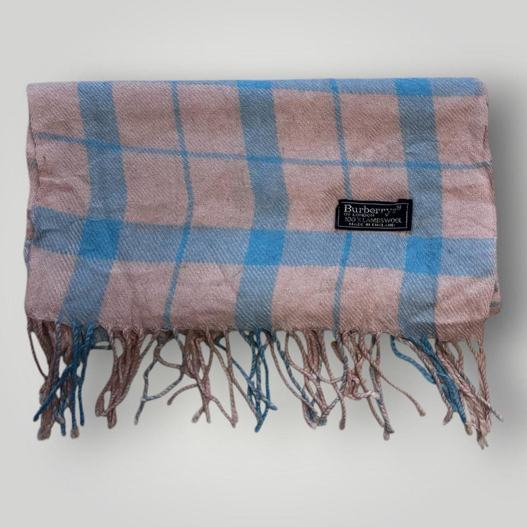 Pink/Blue Burberry Scarf