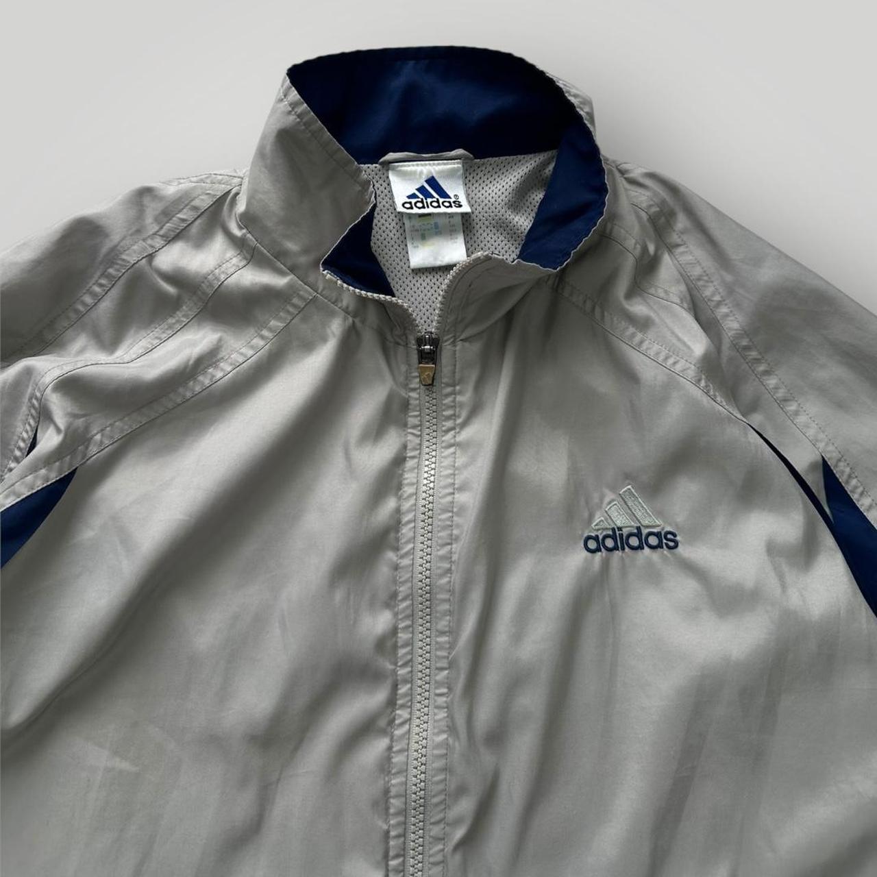 Brown/Grey Adidas Windbreaker Jacket 2000
