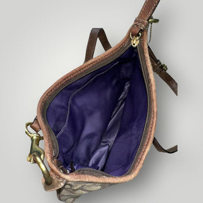 Tan and Brown Coach Shoulder Bag