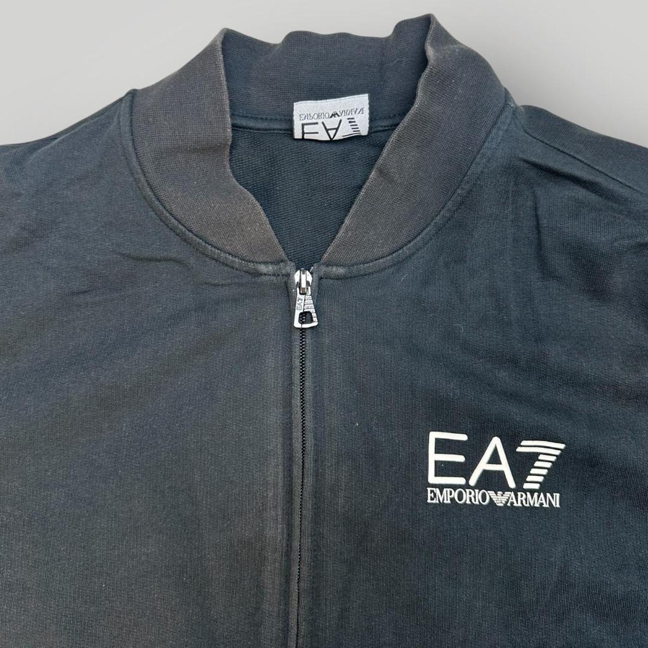 EA7 Black Zipper
