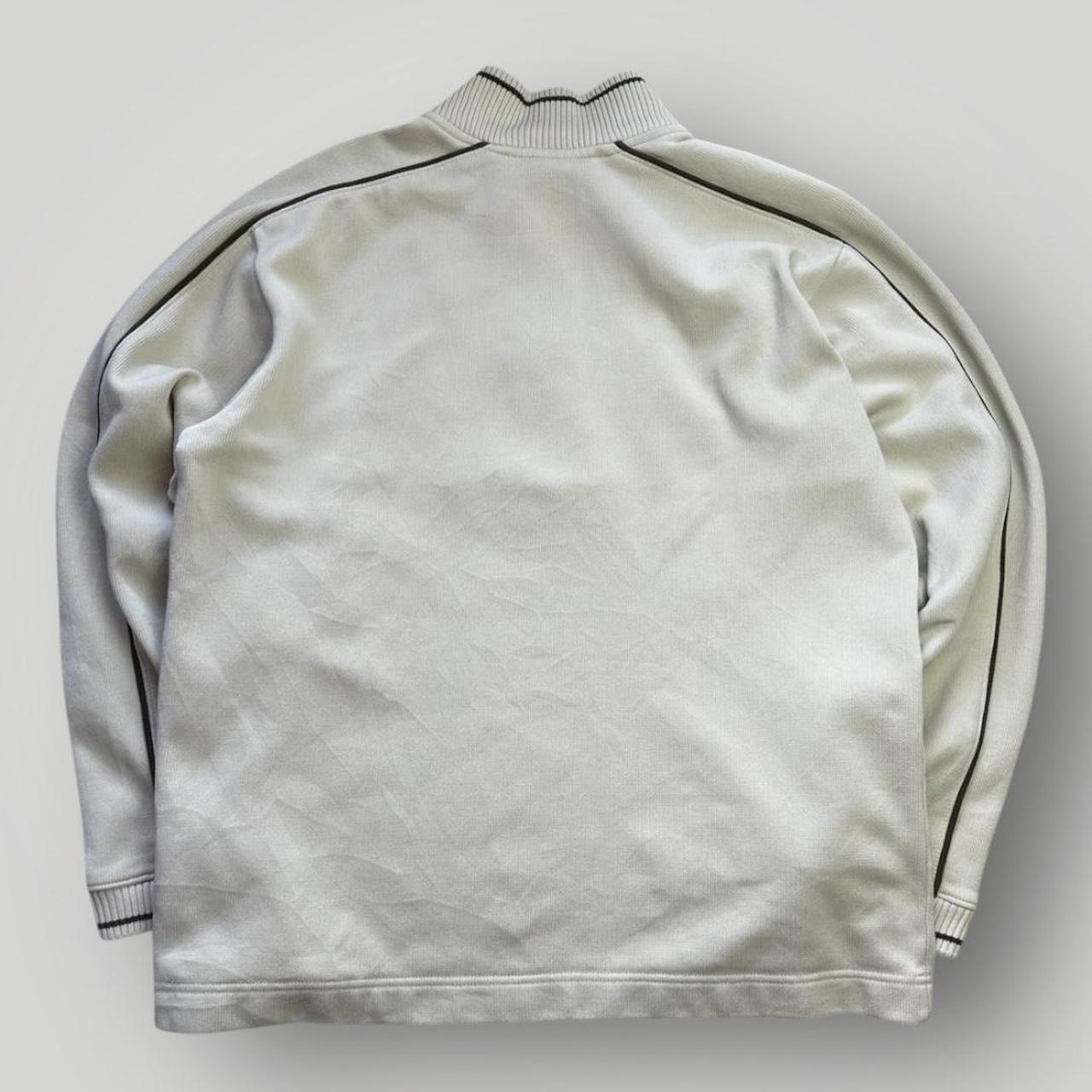 Nike Men's White and Cream Sweatshirt