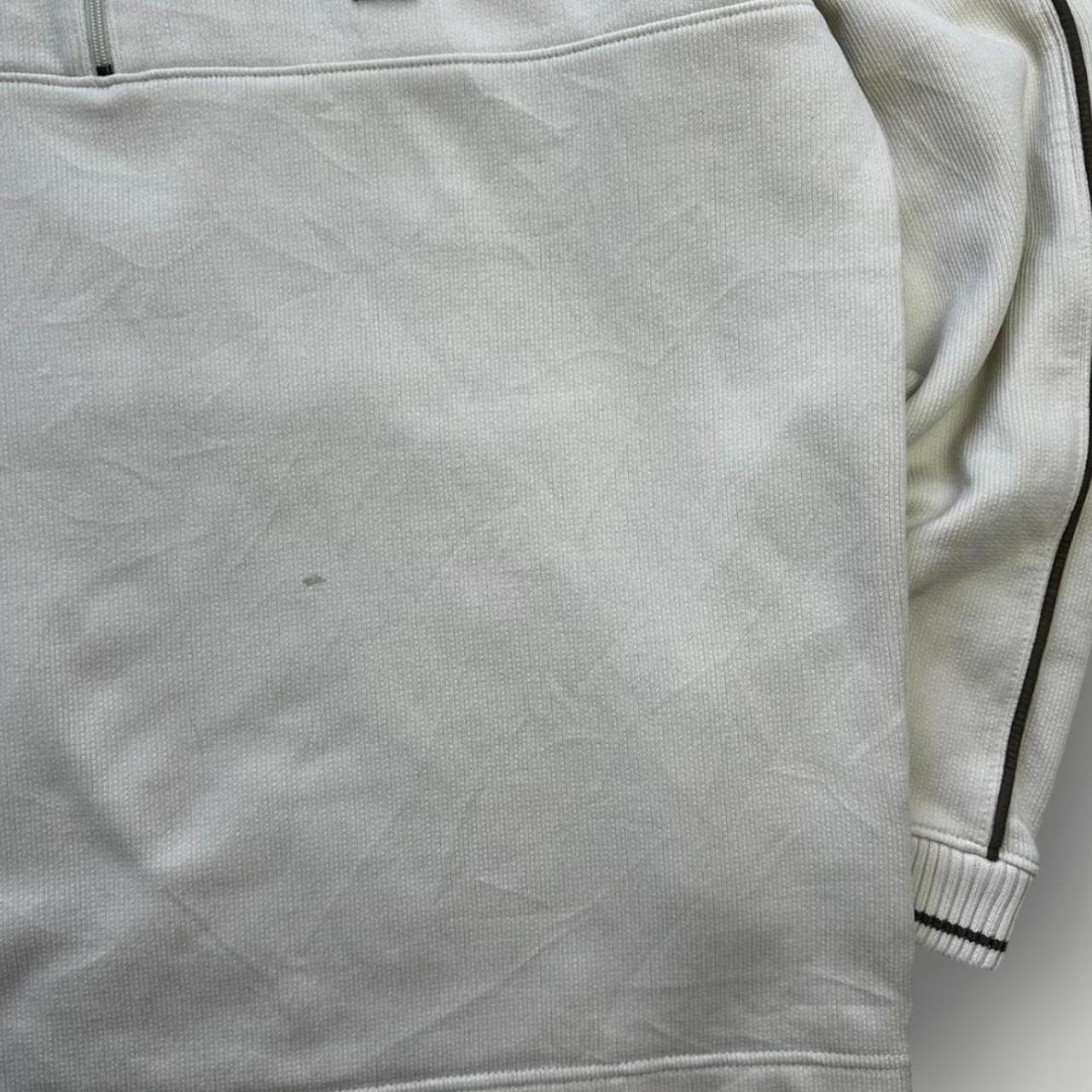 Nike Men's White and Cream Sweatshirt