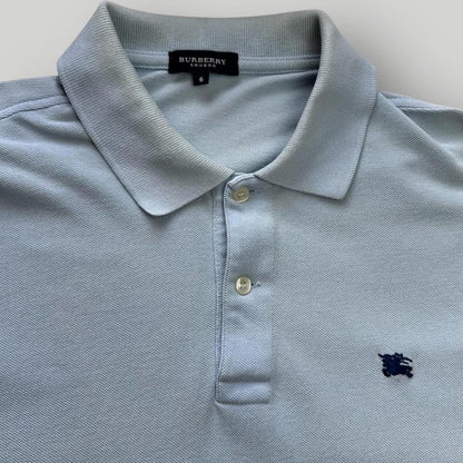 Burberry Men's Blue and White Polo-shirts