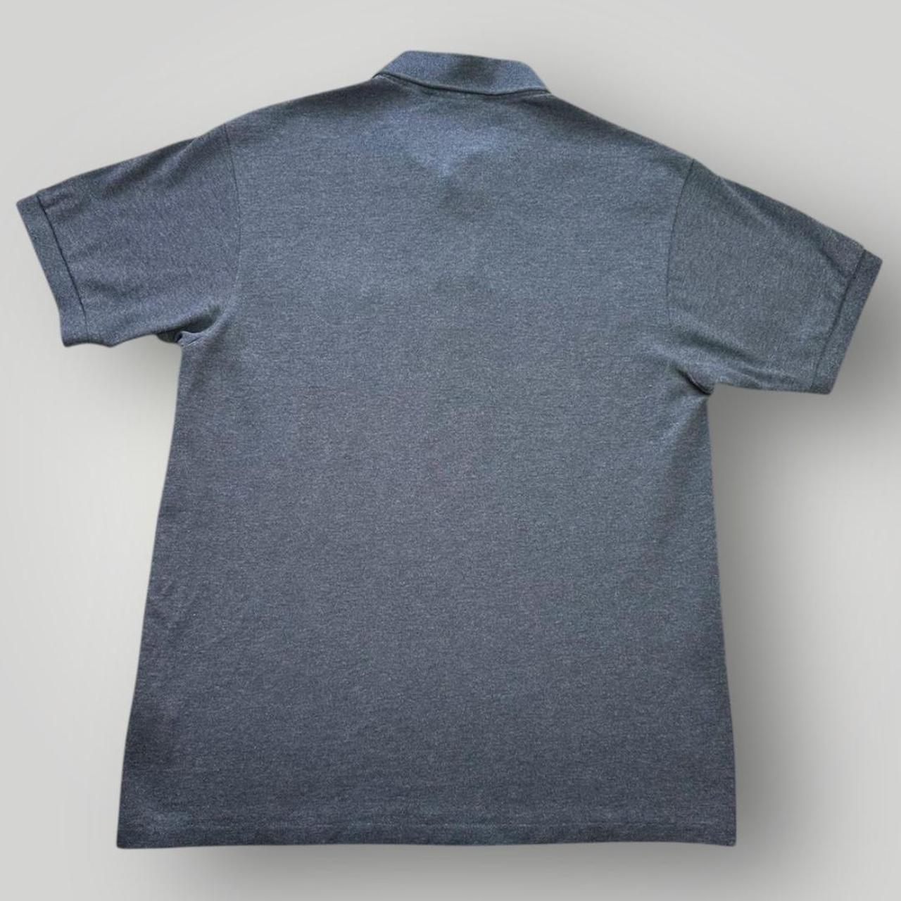 Lacoste Men's Grey and Navy Polo-shirts