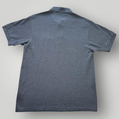 Lacoste Men's Grey and Navy Polo-shirts